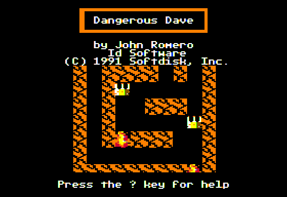 Dangerous Dave in Trophy Trouble ( Apple II )